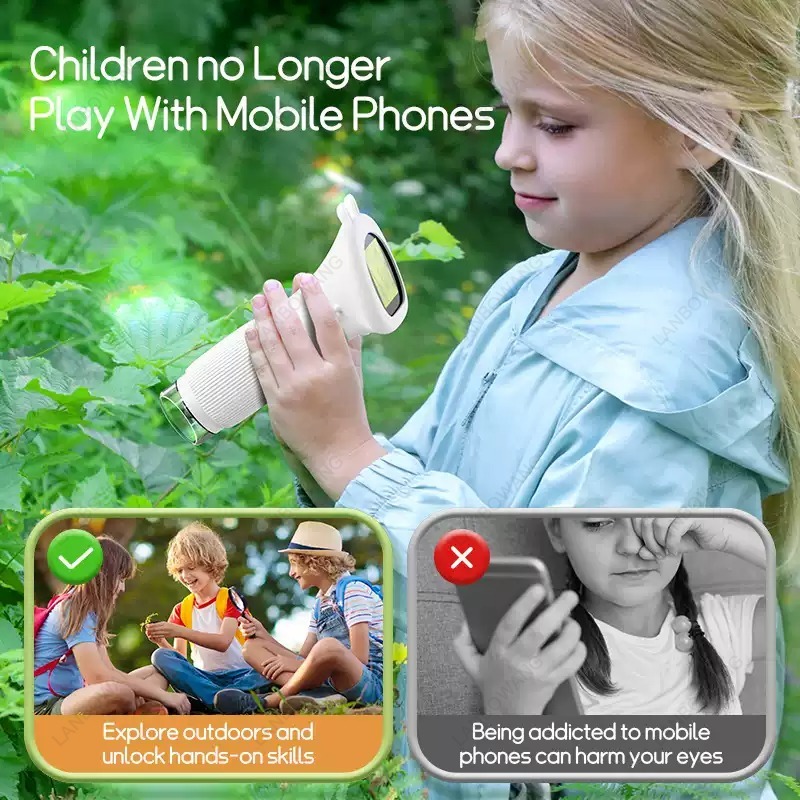 2 Inch IPS Kids Digital Micros - đánh giá và giá Kids Outdoor Microscope