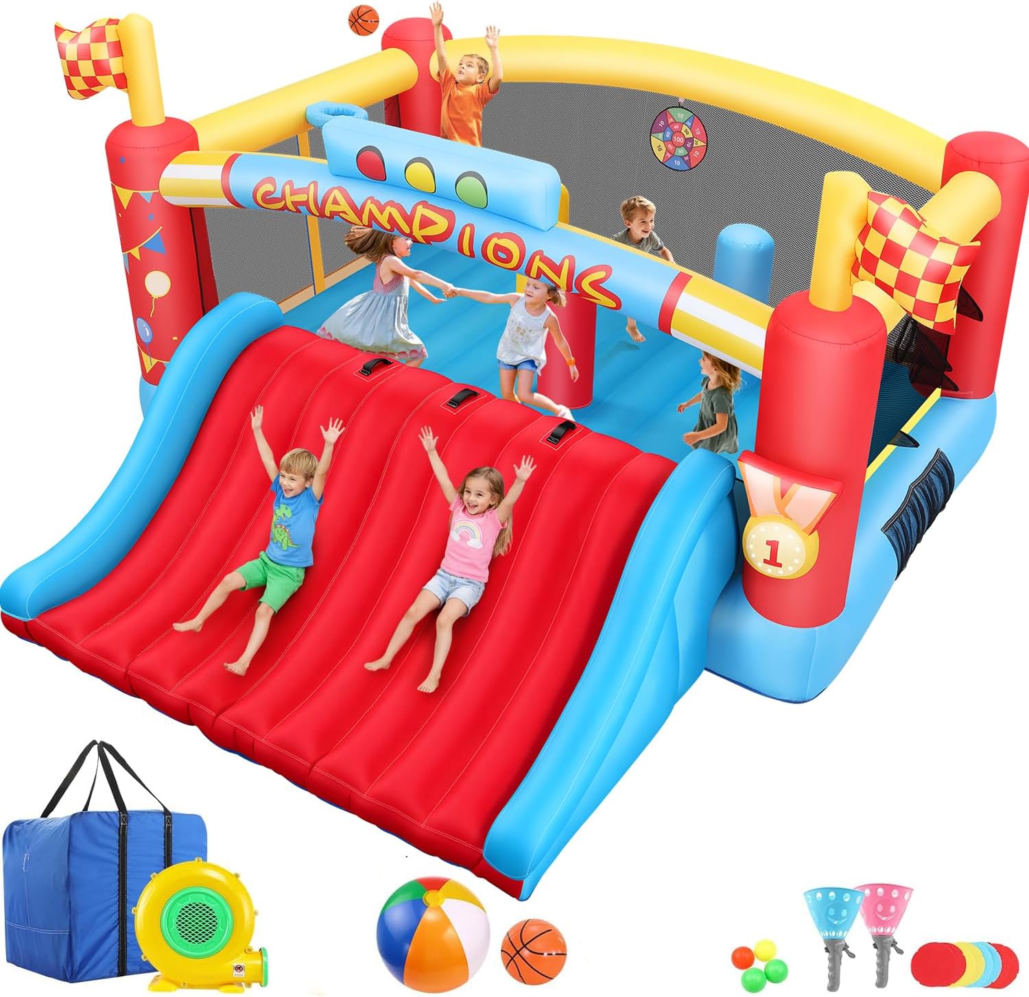 13FT Big Inflatable Bounce Hou - đánh giá và giá Outdoor Games For Kids