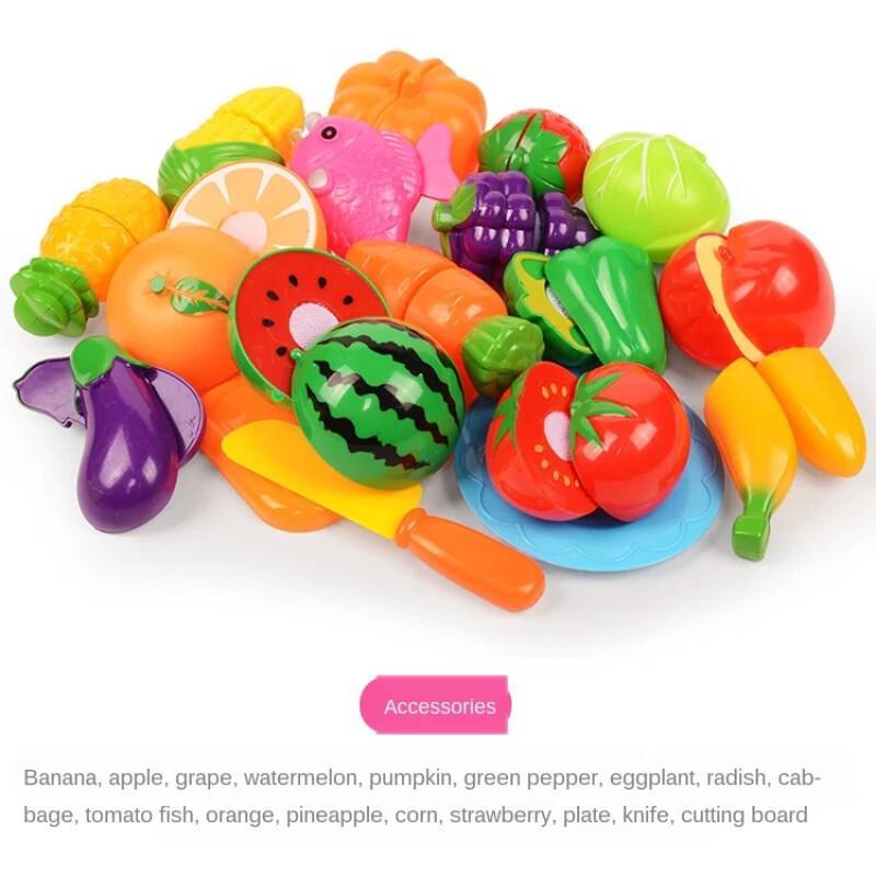 Cutting Play Food Set For Kids - đánh giá và giá Kids Outdoor Mud Kitchen Accessories