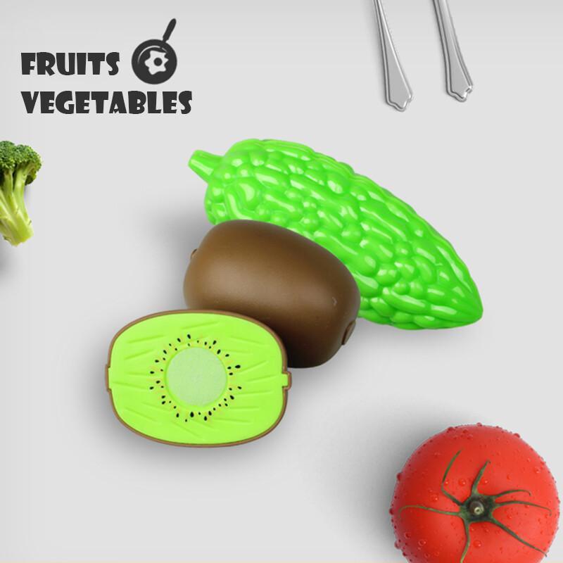 Cutting Play Food Set For Kids - đánh giá và giá Kids Outdoor Mud Kitchen Accessories