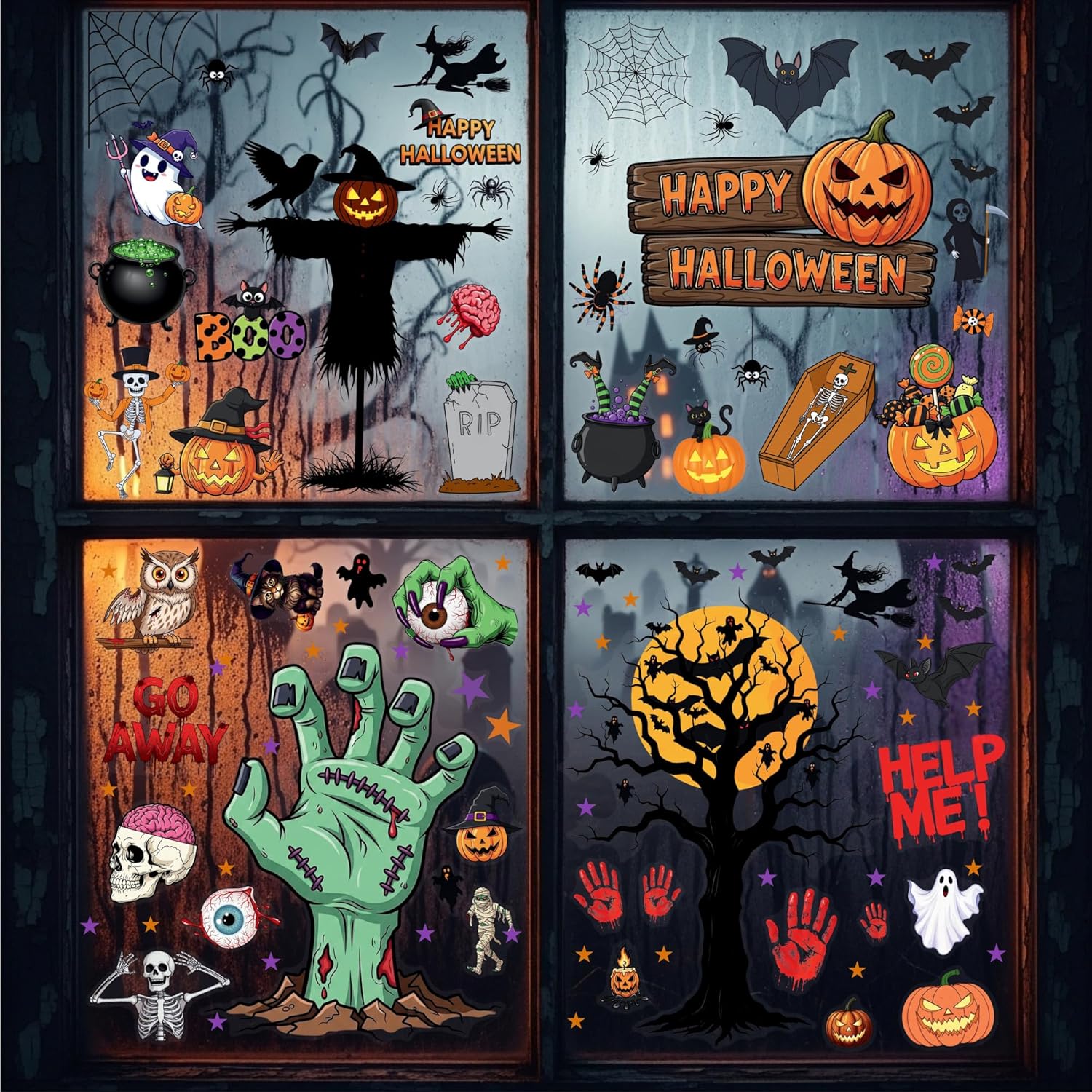 Halloween Window Cling Sticker - đánh giá và giá Kids Outdoor Gift Ideas