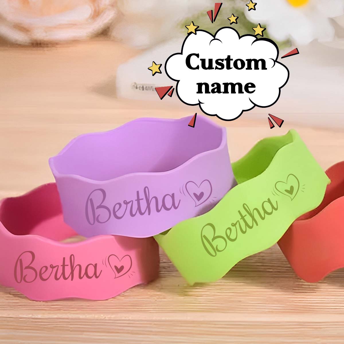 Custom Name Silicone Tumbler S - đánh giá và giá Kids Outdoor Decor
