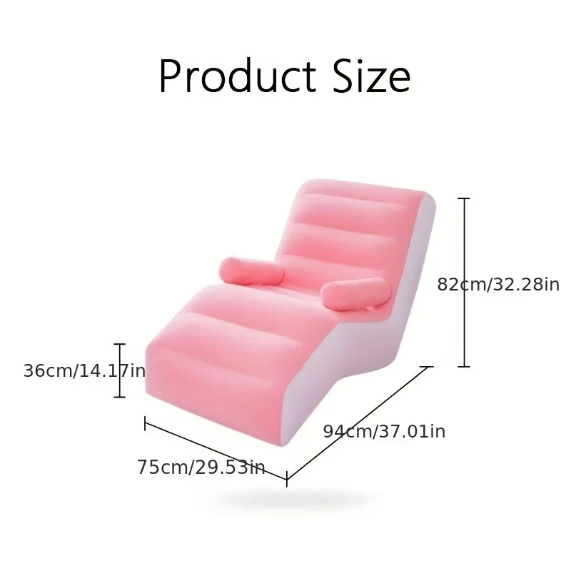 Inflatable Lazy Sofa Flocking  - đánh giá và giá Kids Outdoor Lounge Furniture