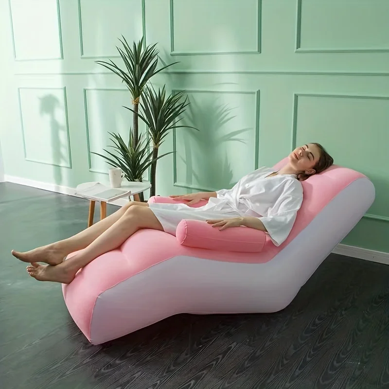 Inflatable Lazy Sofa Flocking  - đánh giá và giá Kids Outdoor Lounge Furniture